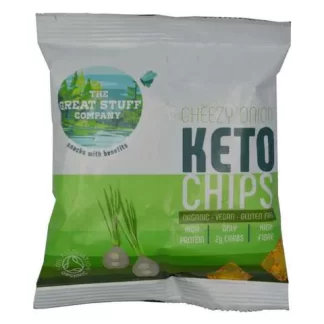 The Great Stuff Company Onion Chips With Cheese Keto Chips 30g