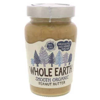 Whole Earth Smooth Organic Peanut Butter 340g