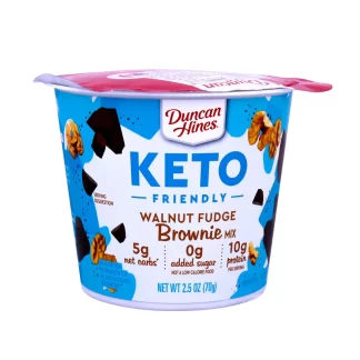 Duncan Hines Keto Friendly Walnut Fudge Brownie Mix 70g